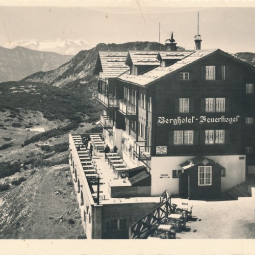 AK aus Ebensee Berghof Feuerkogel Oberösterreich Ansichtskarte (15505)