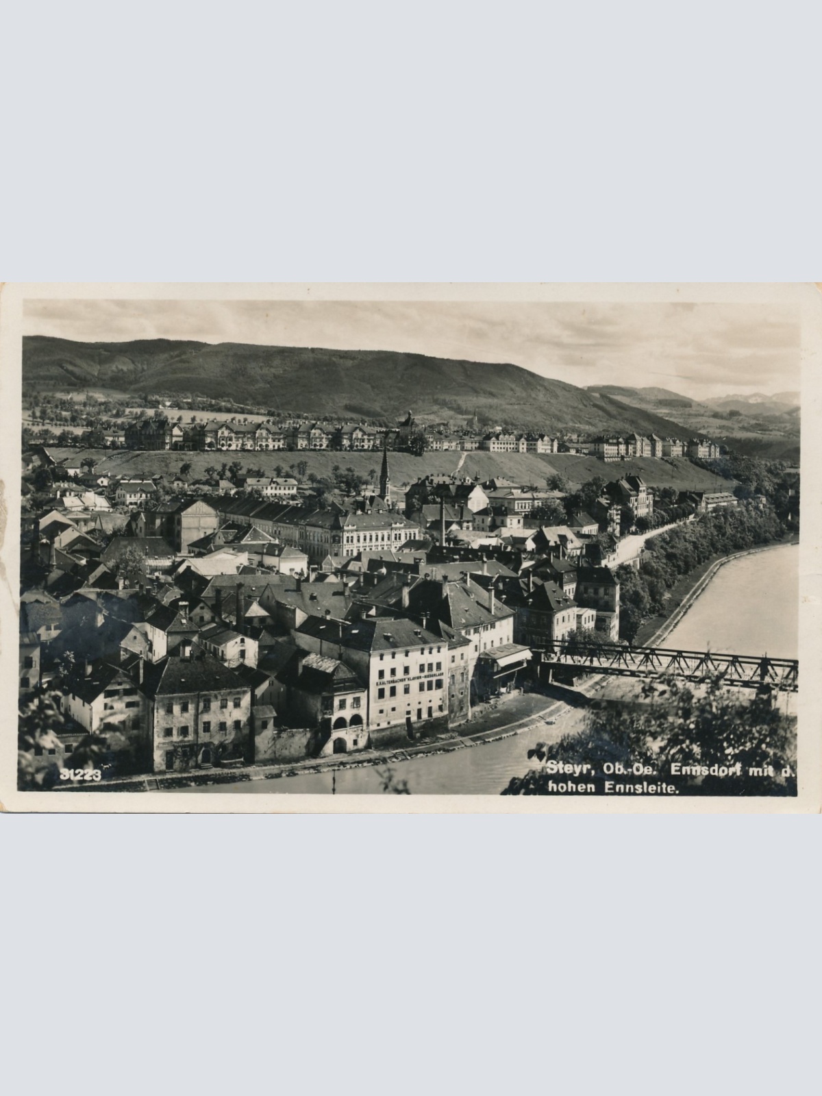 AK aus Steyr Ennsdorf Oberösterreich Ansichtskarte (15487)