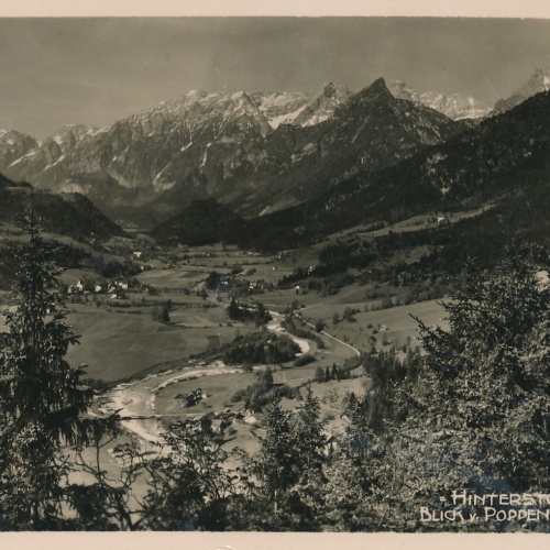 AK aus Hinterstoder Oberösterreich Ansichtskarte (15489)