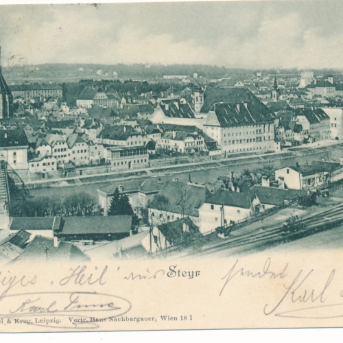 AK aus Steyr Oberösterreich Ansichtskarte (15390)