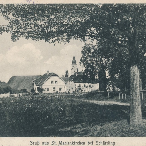 AK gruß aus St. Marienkirchen bei Schärding Oberösterreich Ansichtskarte (15569)
