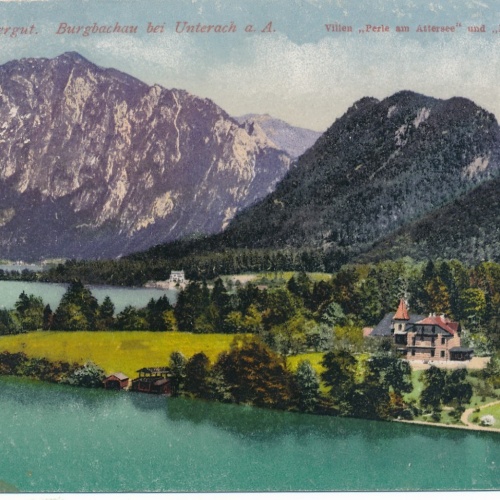 AK aus Burgbachau bei Unterach Oberösterreich Ansichtskarte (15572)