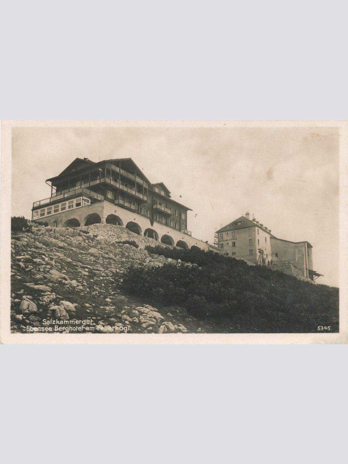 AK aus Ebensee Berghotel am Feuerkogl Oberösterreich Ansichtskarte (15579)