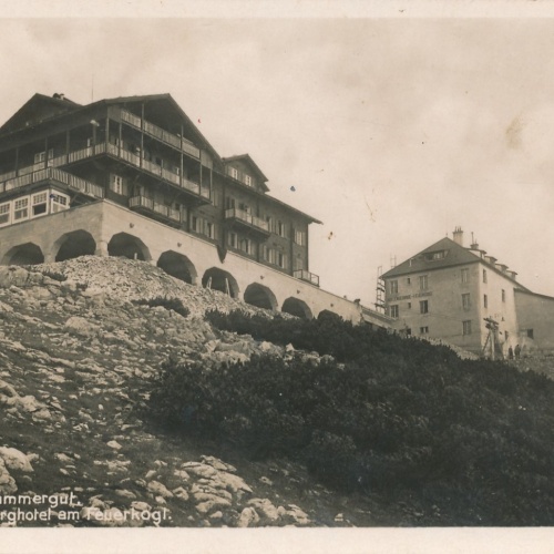 AK aus Ebensee Berghotel am Feuerkogl Oberösterreich Ansichtskarte (15579)