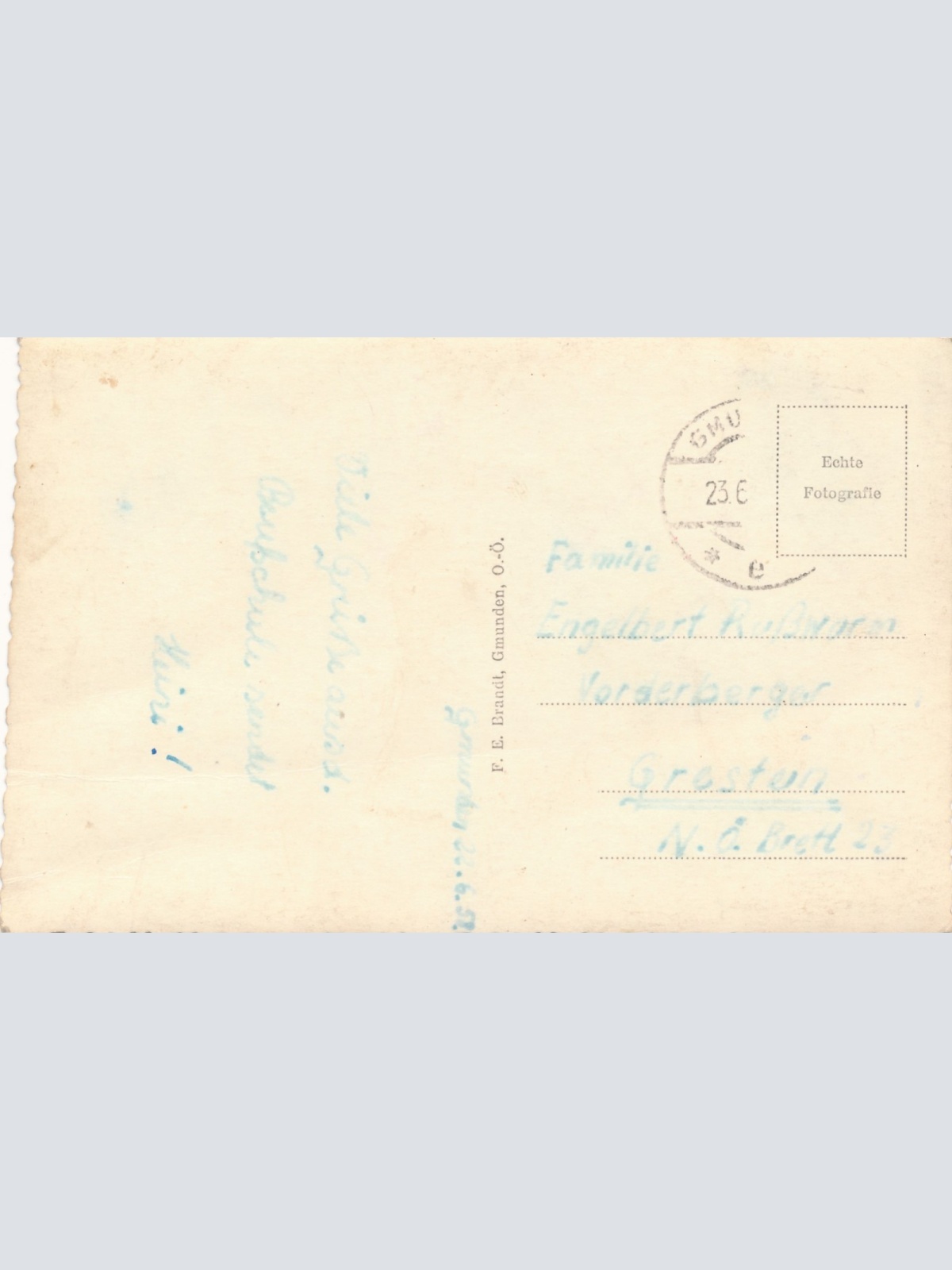 AK aus Gmunden mit Traunstein OÖ Ansichtskarte (15628)