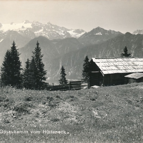 AK Dachstein mit Gosaukamm vom Hütteneck Oberösterreich Ansichtskarte (15562)