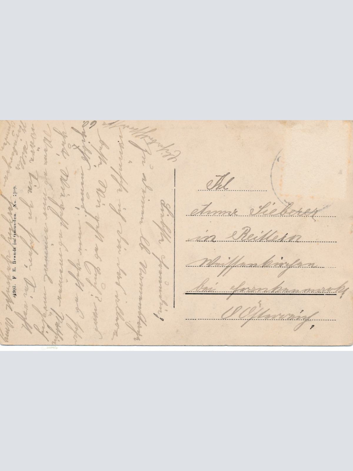 AK aus Gmunden Schloß Ort OÖ Ansichtskarte (15613)