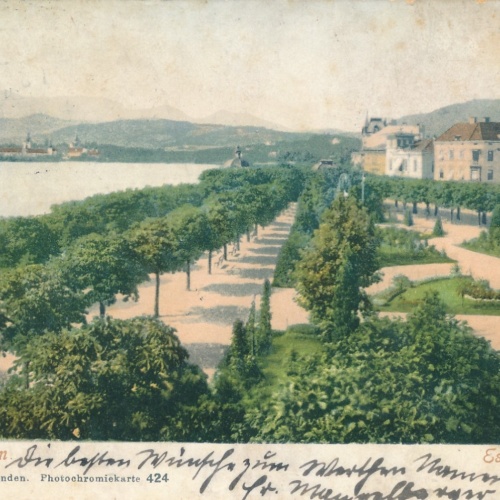 AK aus Gmunden Esplanade OÖ Ansichtskarte (15624)