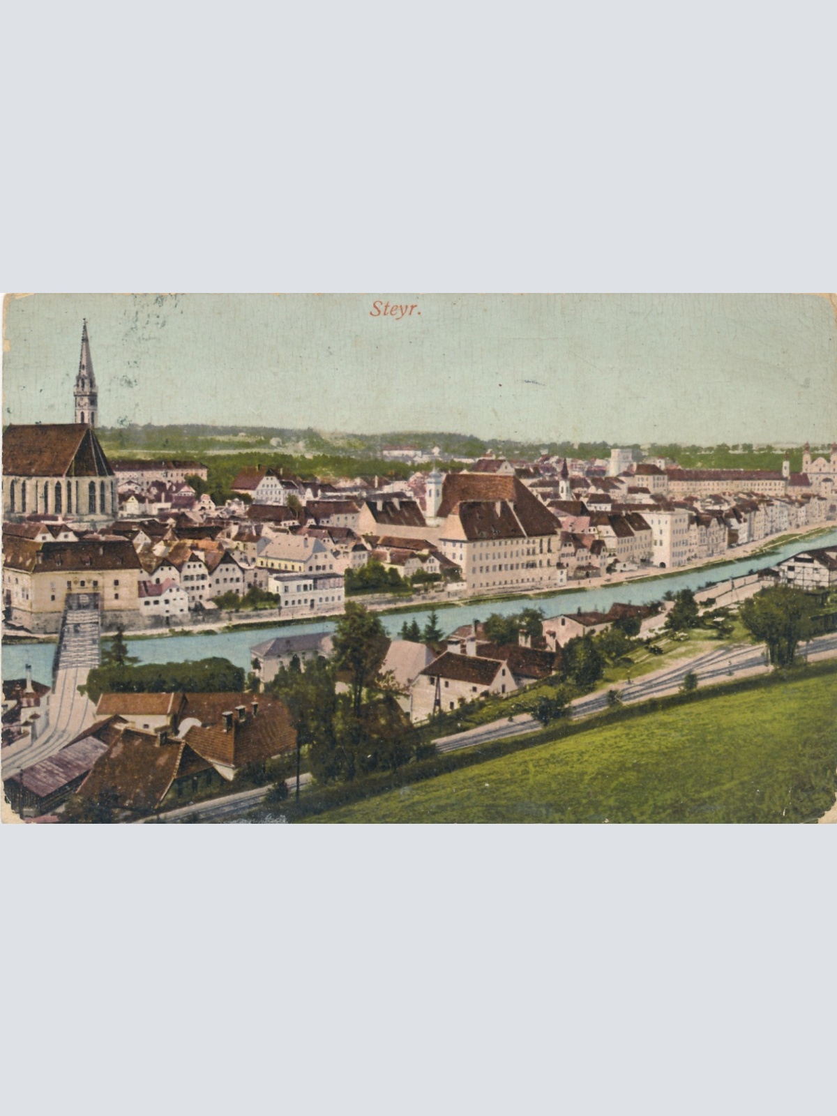 AK aus Steyr OÖ Ansichtskarte (15619)