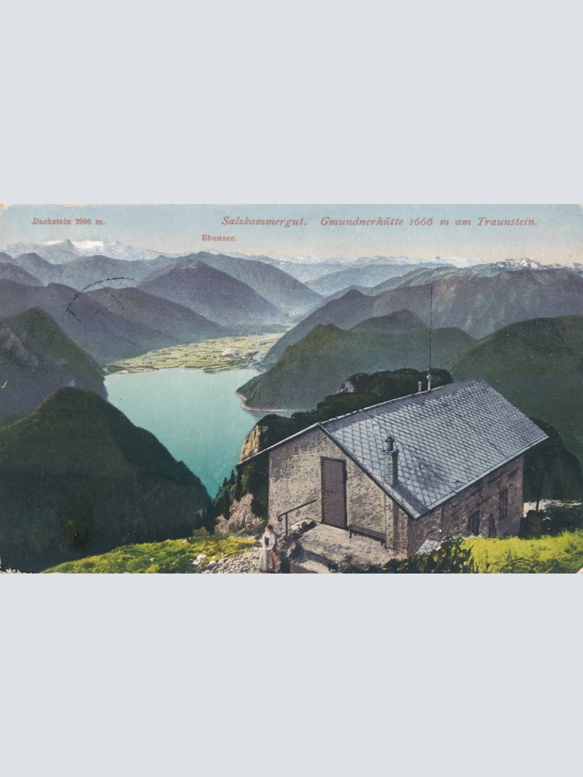 AK aus Gmunden Gmundnerhütte OÖ Ansichtskarte (15622)
