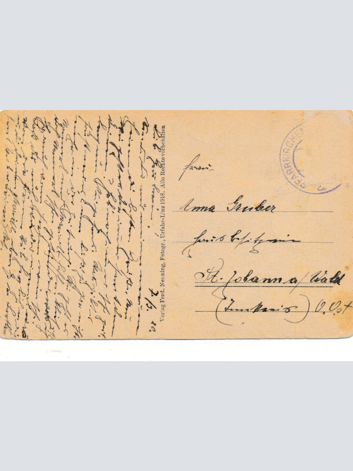 AK aus Pfarrkirchen im Mühlkreis Oberösterreich Ansichtskarte (15558)