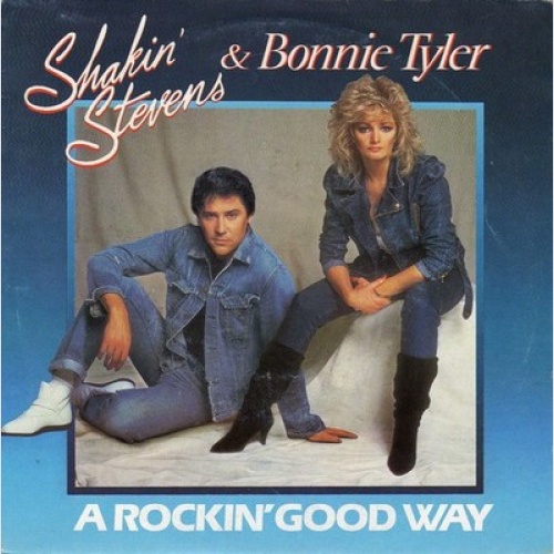 7", Single Shakin' Stevens & Bonnie Tyler - A Rockin' Good Way