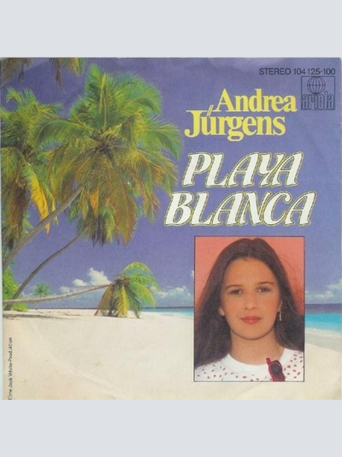 7", Single Andrea Jürgens - Playa Blanca