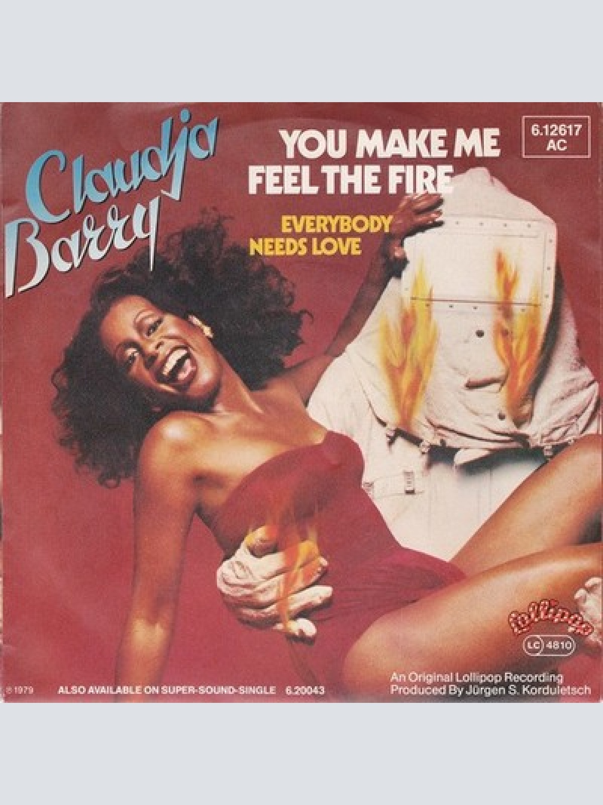 7", Single Claudja Barry - You Make Me Feel The Fire