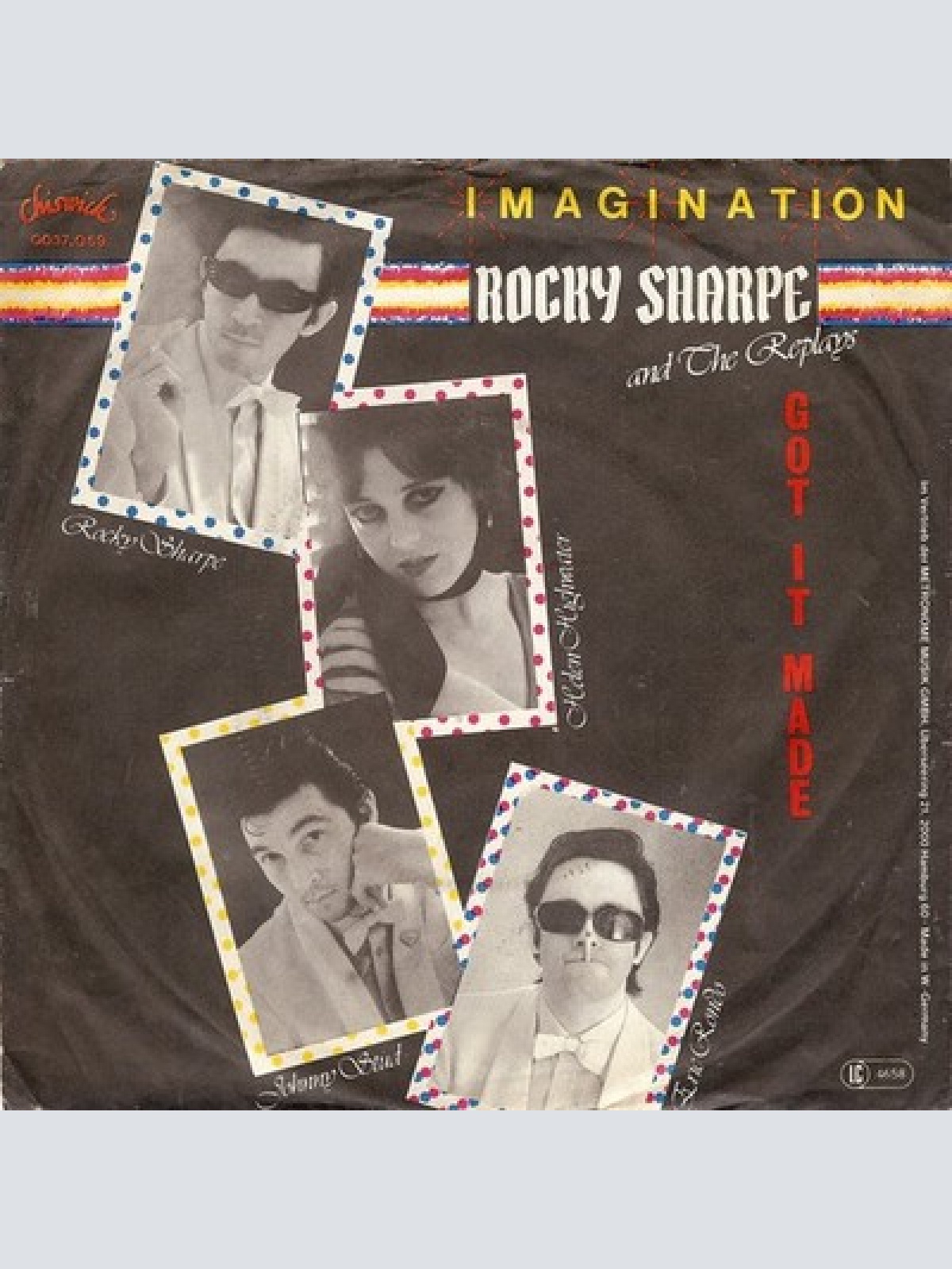 7", Single Rocky Sharpe And The Replays* - Imagination