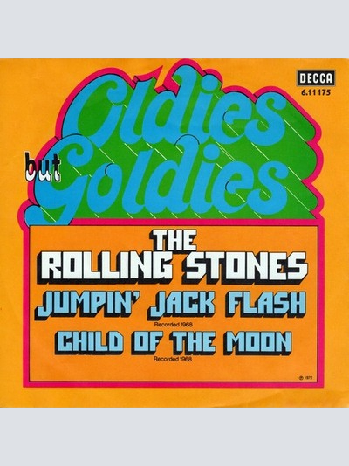 7", Single, RE The Rolling Stones - Jumpin' Jack Flash / Child Of The Moon
