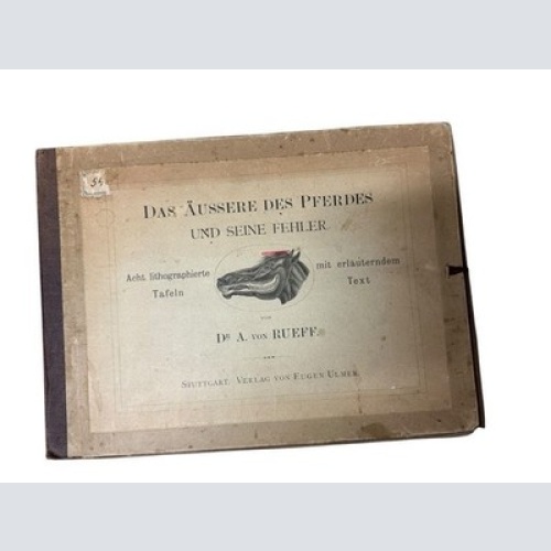 Das Äussere des Pferdes und seine Fehler. Acht lithographierte Tafeln mit erläut
