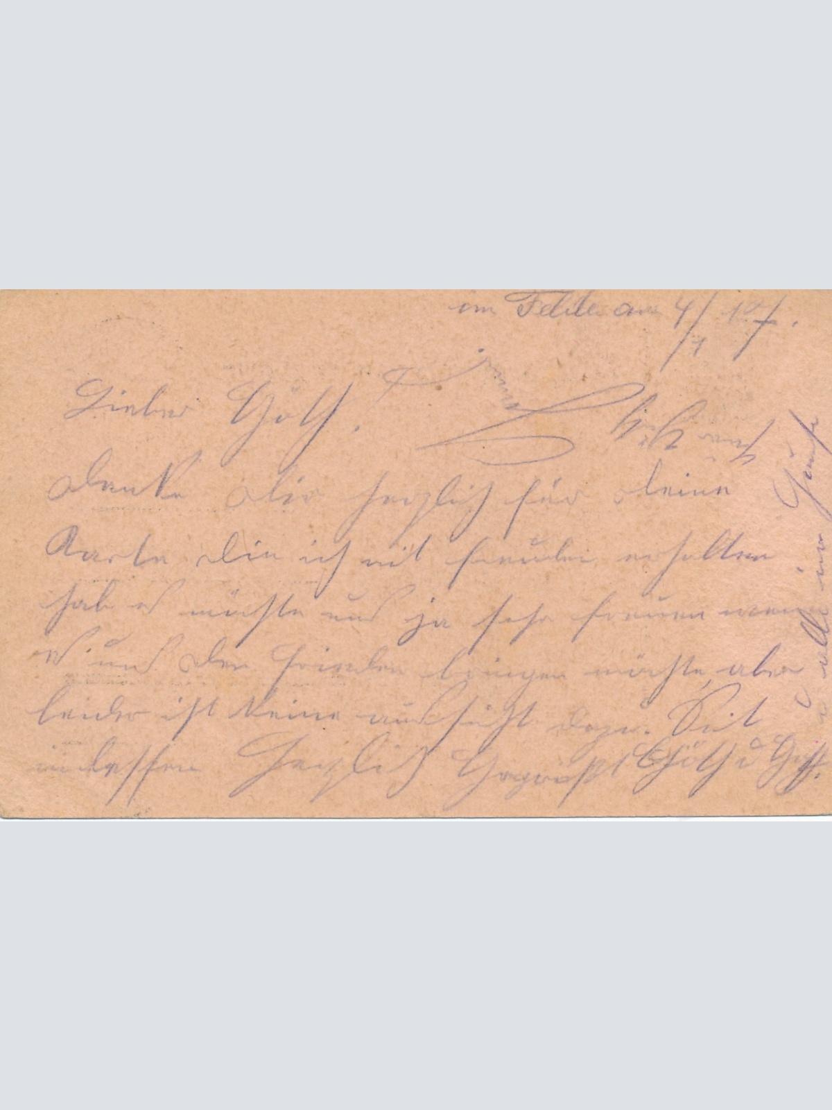 Feldpostkarte K.K Landesschützenregiment Trient Nr.1 8 Feldkompagnie (16336)