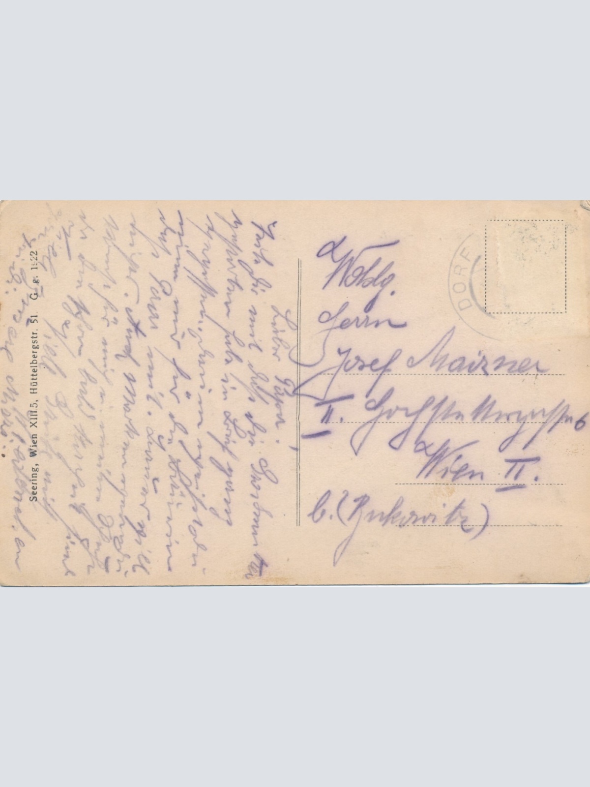 AK aus Dorf bei Riedau Oberösterreich (16346)