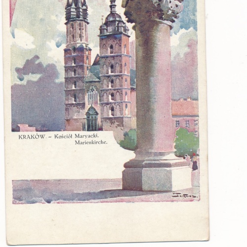 Feldpostkarte KK L.I.R. Stryj Nr. 33 Ers. Komp. Krakow (16345)