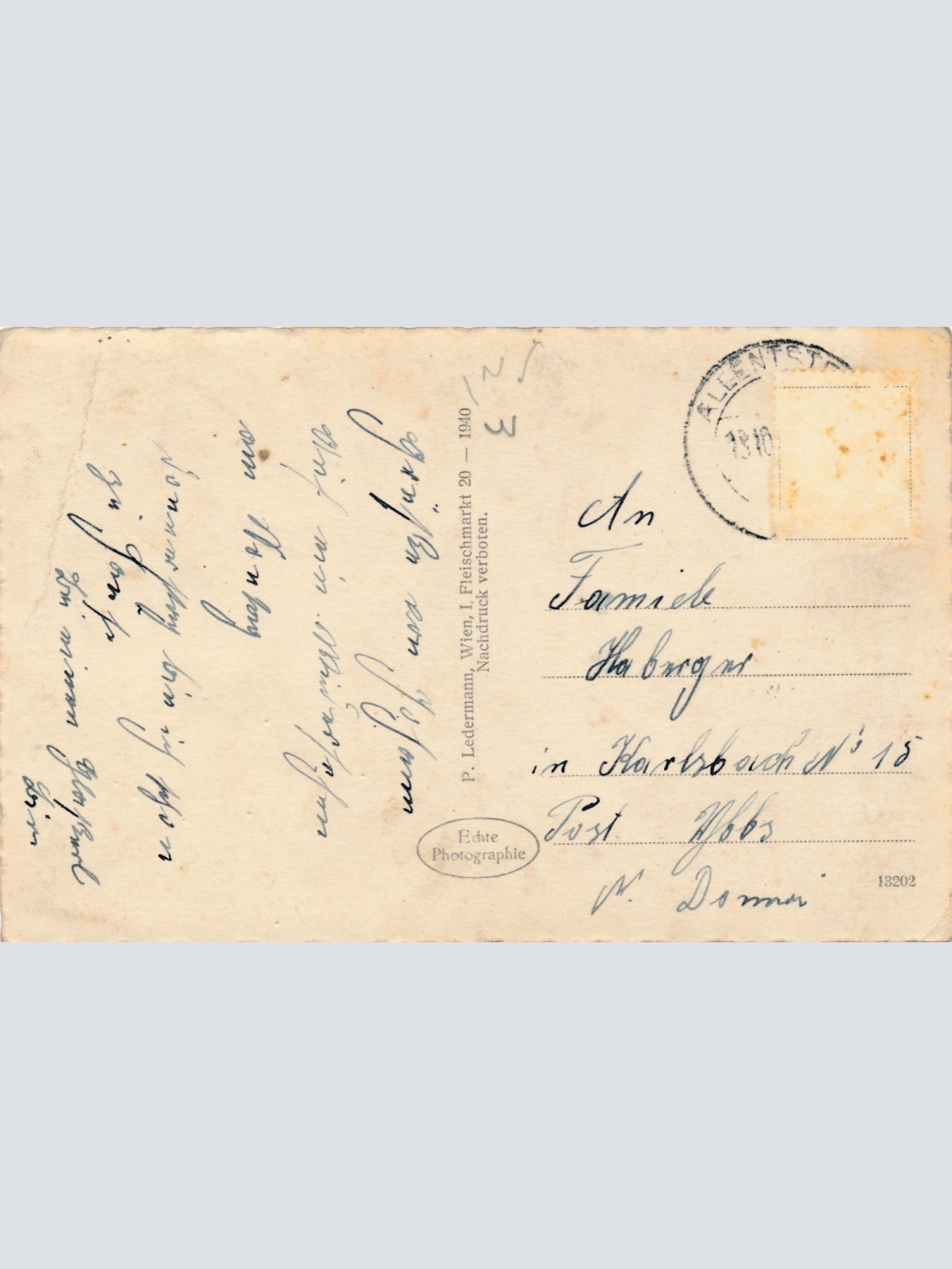 AK aus Allensteig Niederösterreich Ansichtskarte (16380)