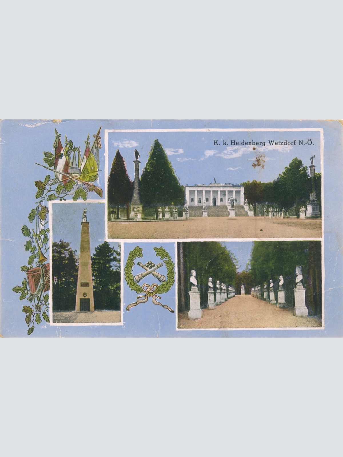 AK aus K .K. Heldenberg Wetzdorf Niederösterreich Ansichtskarte (16377)