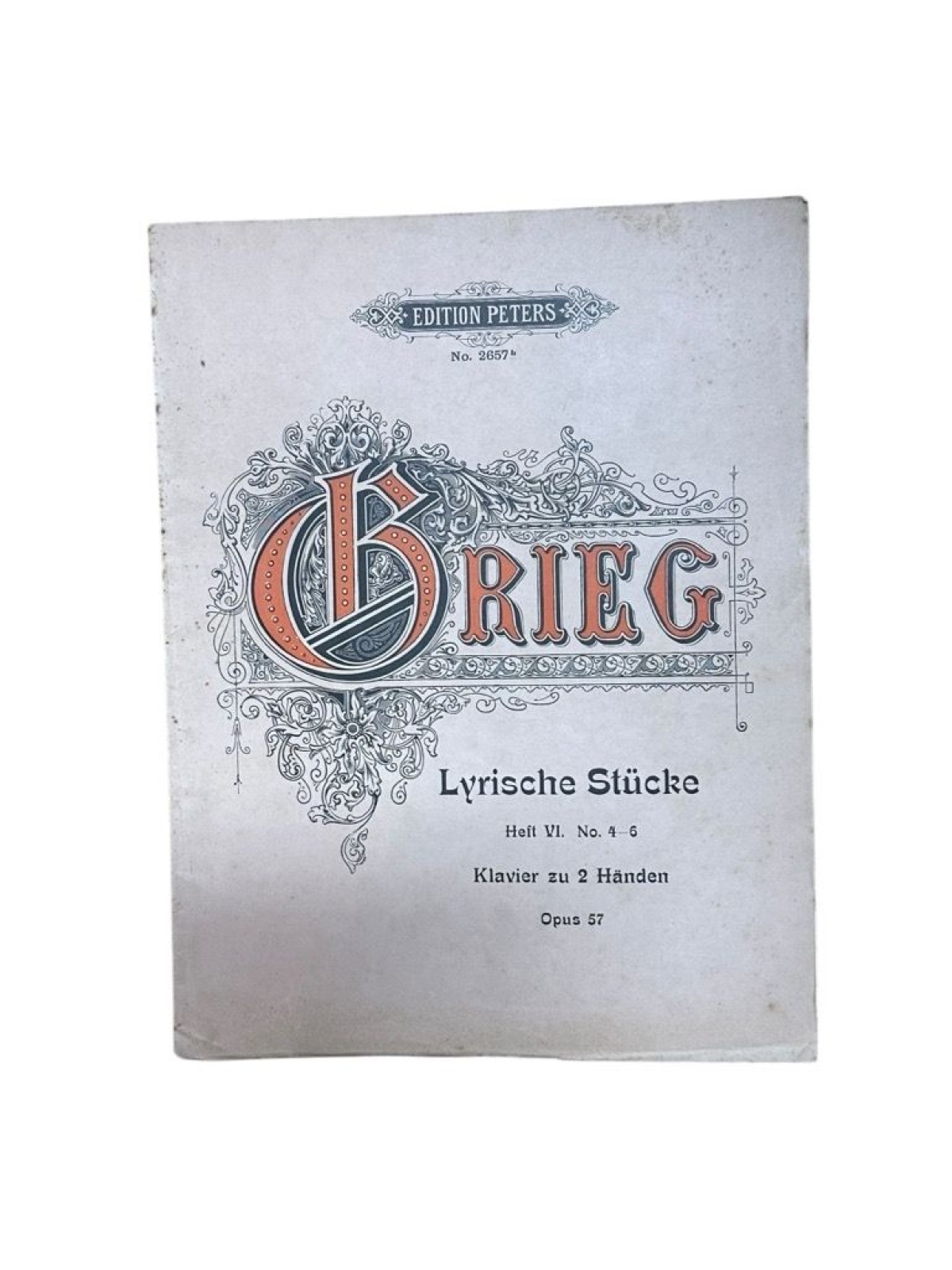 Lyrische Stücke, Heft VI, Nr. 4-6. Klavier zu 2 Händen Op. 57 Grieg, Edvard: