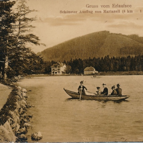 AK gruss vom Erlaufsee Steiermark Ansichtskarte (16477)