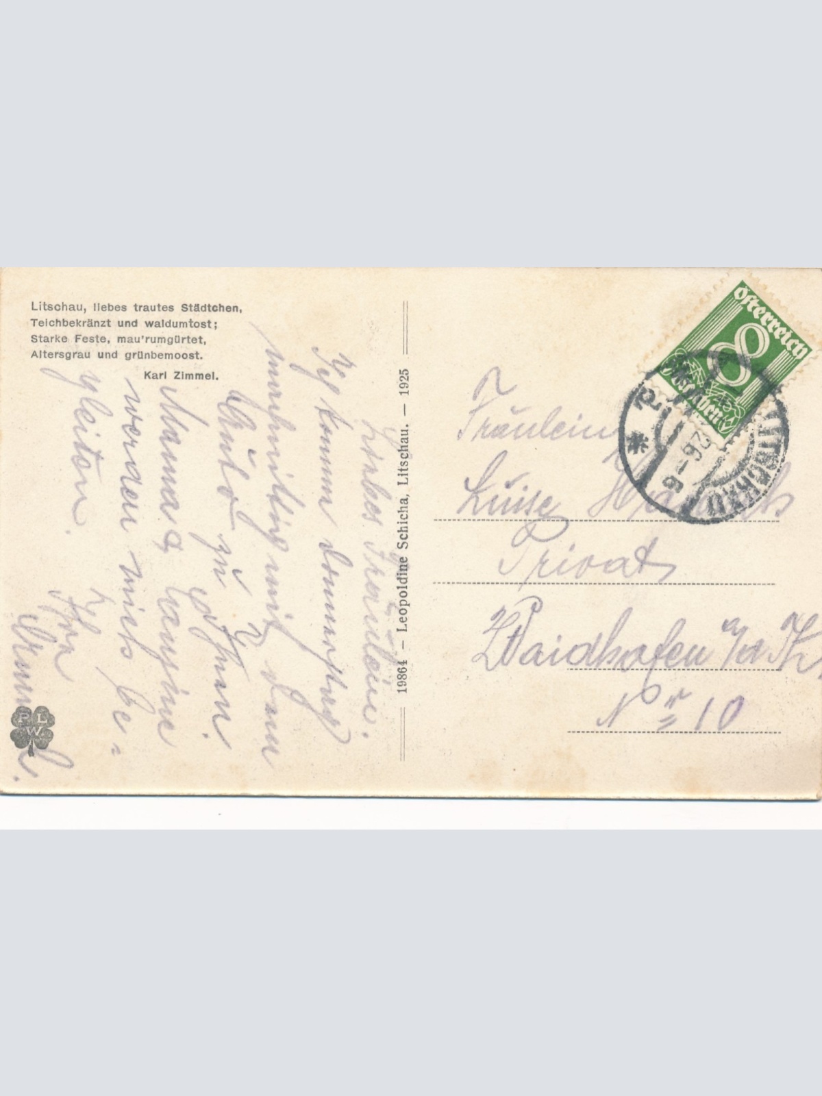 AK gruß aus Litschau Niederösterreich Ansichtskarte (16311)