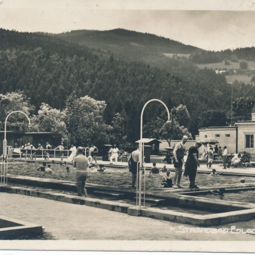 AK aus Edlach Strandbad Niederösterreich Ansichtskarte (16314)