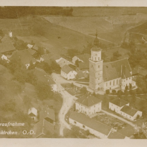 AK aus Taiskirchen Fliegeraufnahme Oberösterreich Ansichtskarte (16509)