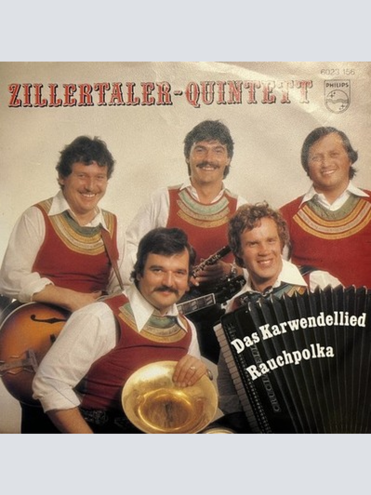 7", Single Zillertaler Quintett - Das Karwendellied / Rauchpolka