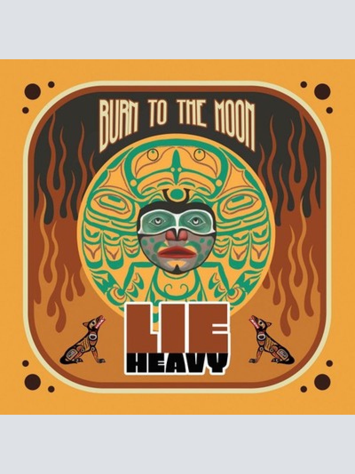 LP, Album, Red Lie Heavy - Burn To The Moon