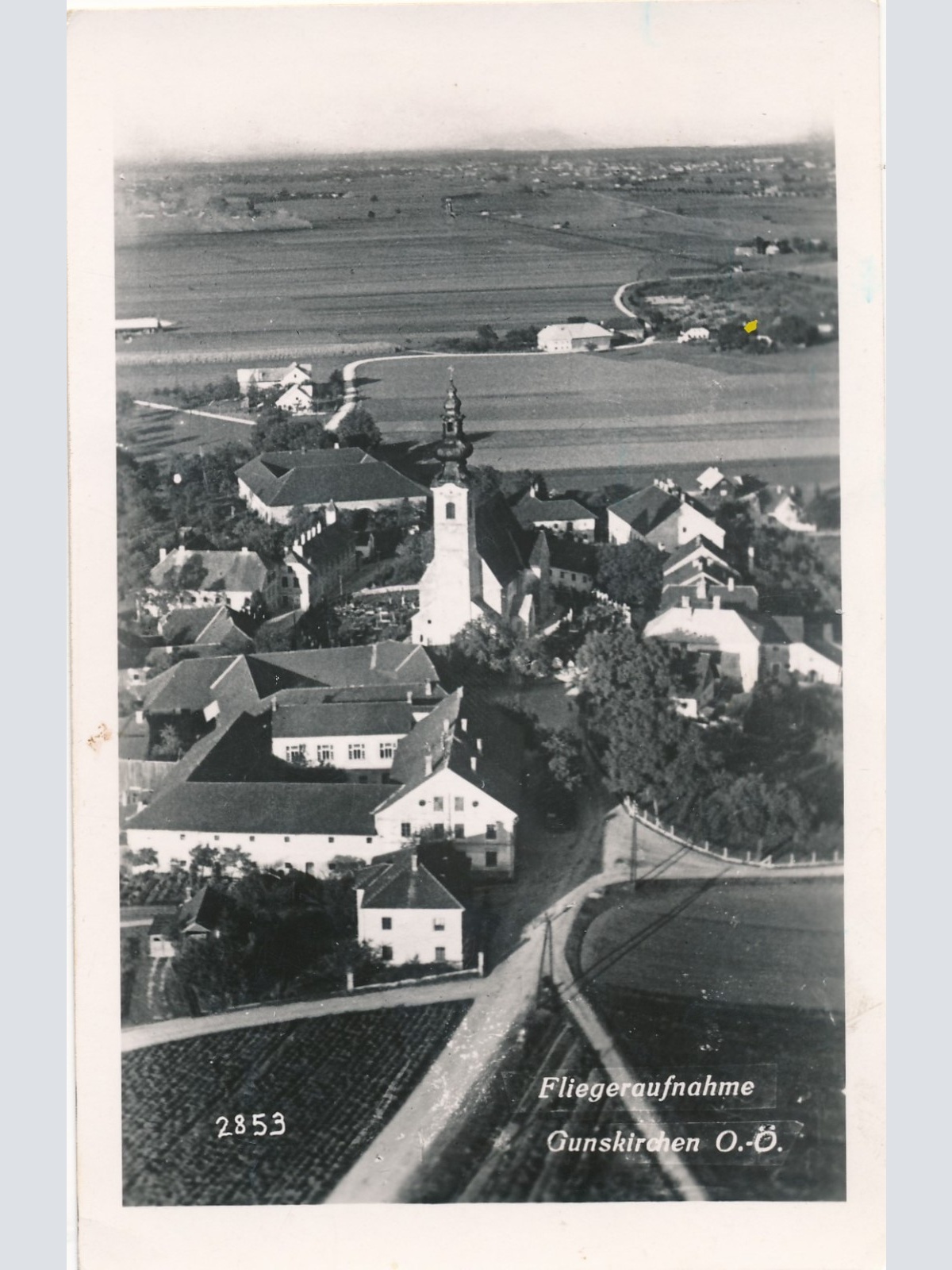 AK aus Gunskirchen Fliegeraufnahme Oberösterreich Ansichtskarte (16429)