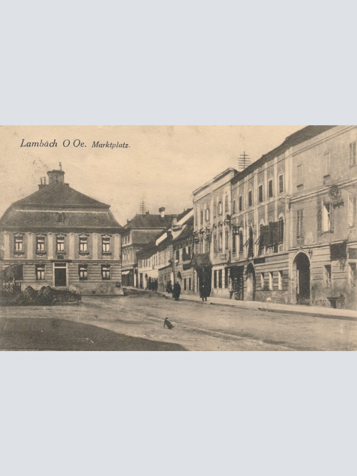 AK aus Lambach Marktplatz Oberösterreich Ansichtskarte (16403)