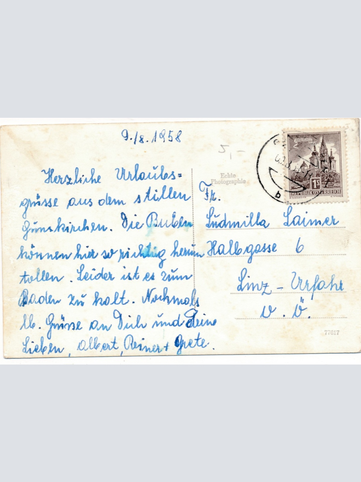 AK aus Gunskirchen Oberösterreich Ansichtskarte (16416)