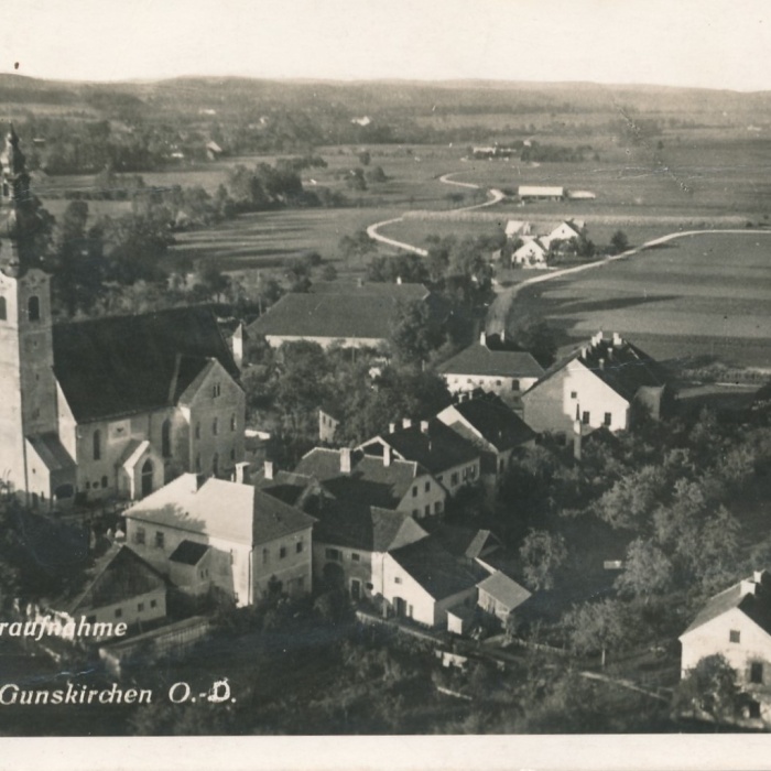 AK aus Gunskirchen Fliegeraufnahme Oberösterreich Ansichtskarte (16413)