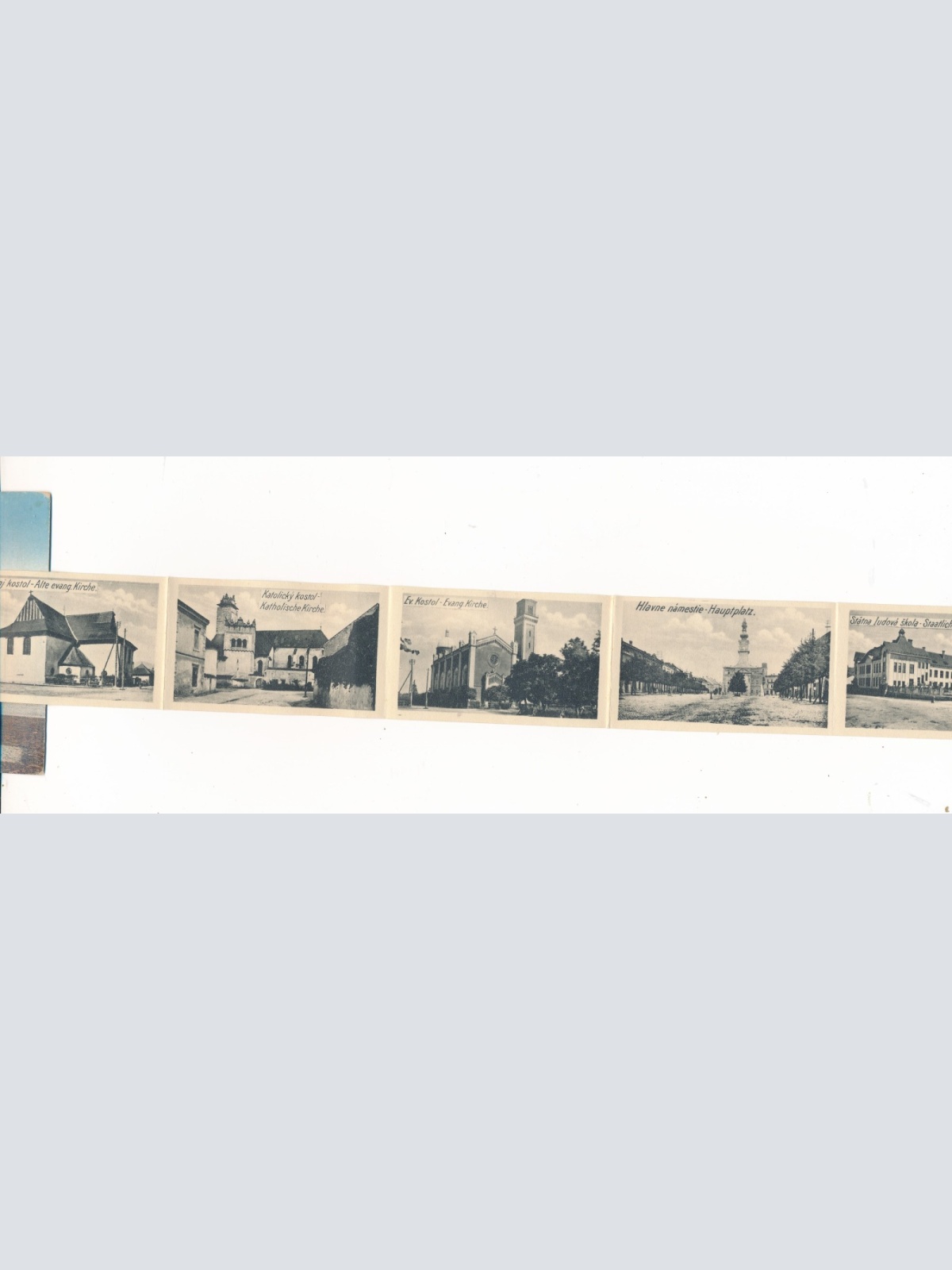 Leporello - Karte aus Kezmarok Slowenien Ansichtskarte (15822)