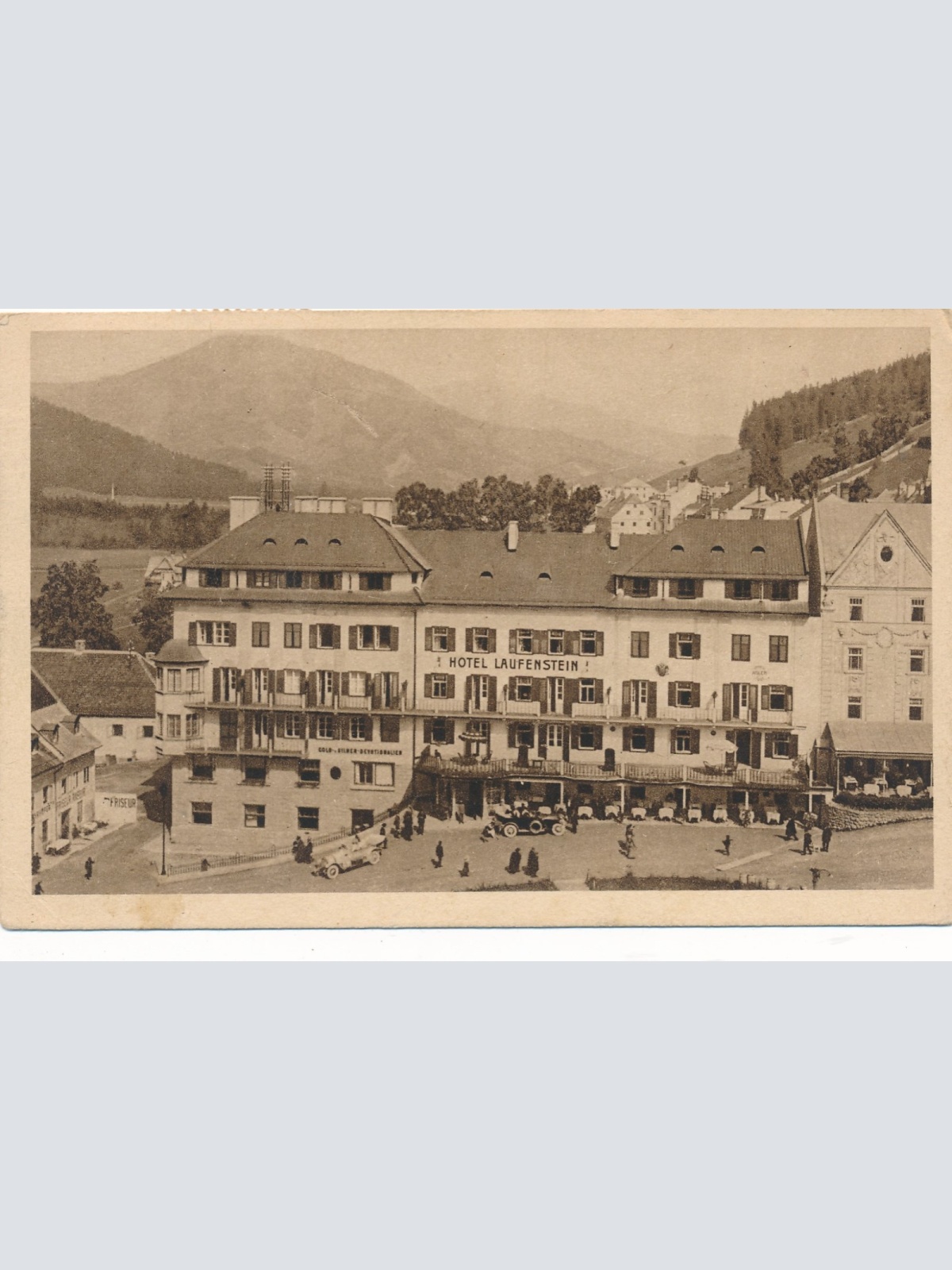 AK aus Mariazell mit Hotel Laufenstein Steiermark Ansichtskarte (16498)