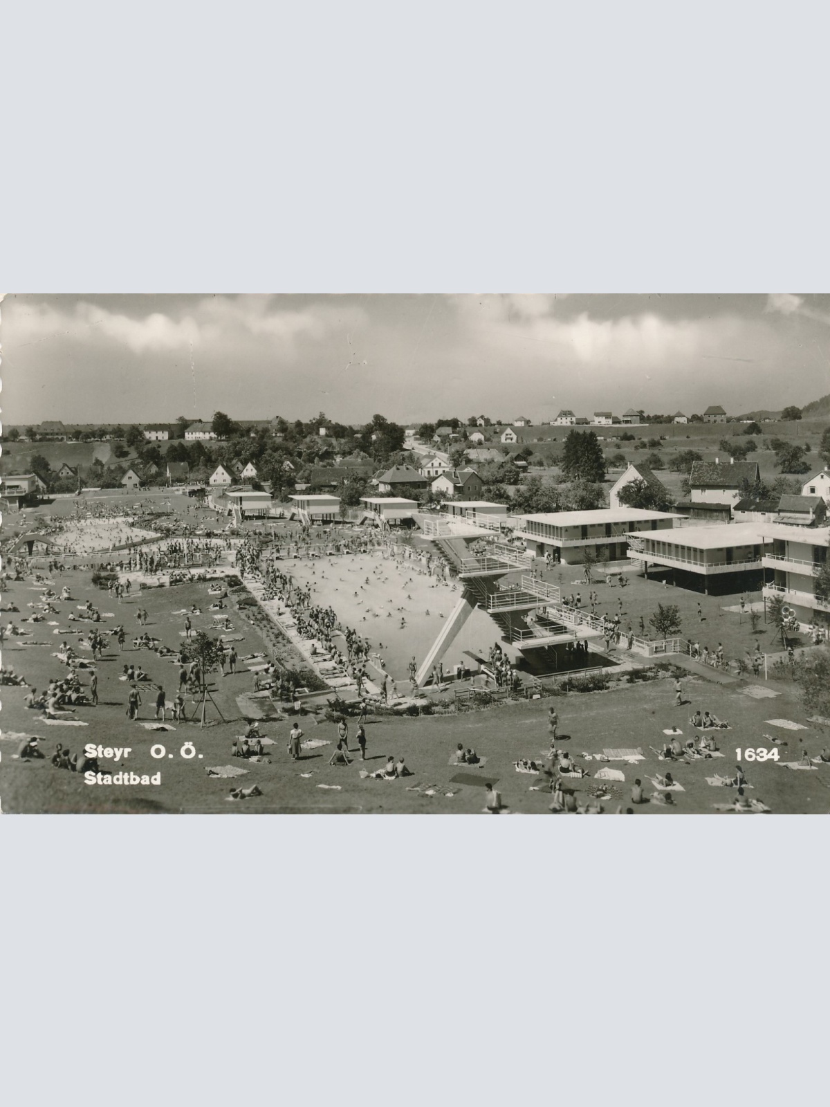 AK aus Steyr Stadtbad Oberösterreich Ansichtskarte (16549)