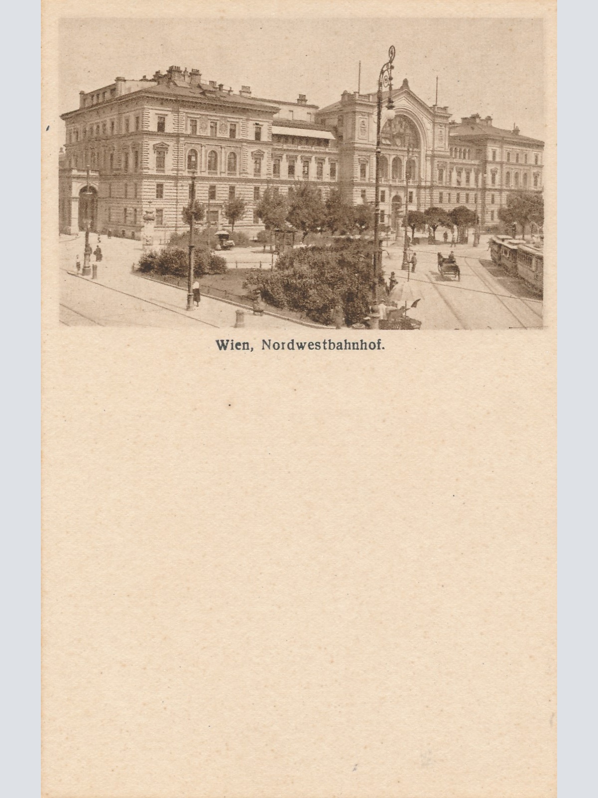 AK aus Wien Nordwestbahnhof Ansichtskarte (16636)