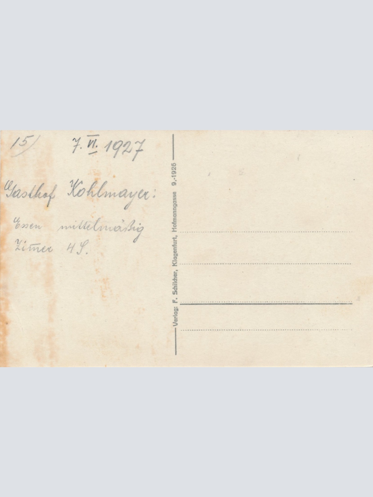 AK aus Gmünd Kärnten Ansichtskarte (16633)