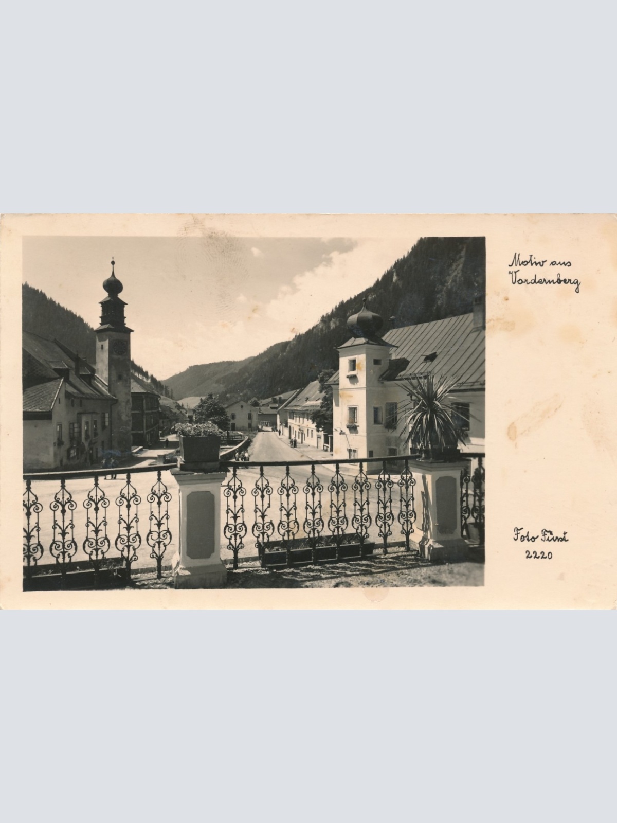 AK aus Vordernberg Steiermark Ansichtskarte (16626)