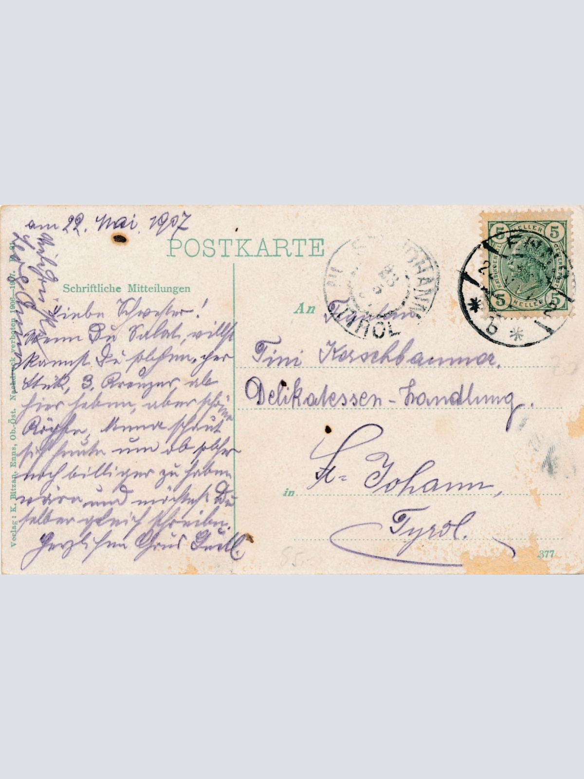 AK aus Enns Oberösterreich Ansichtskarte (16527)