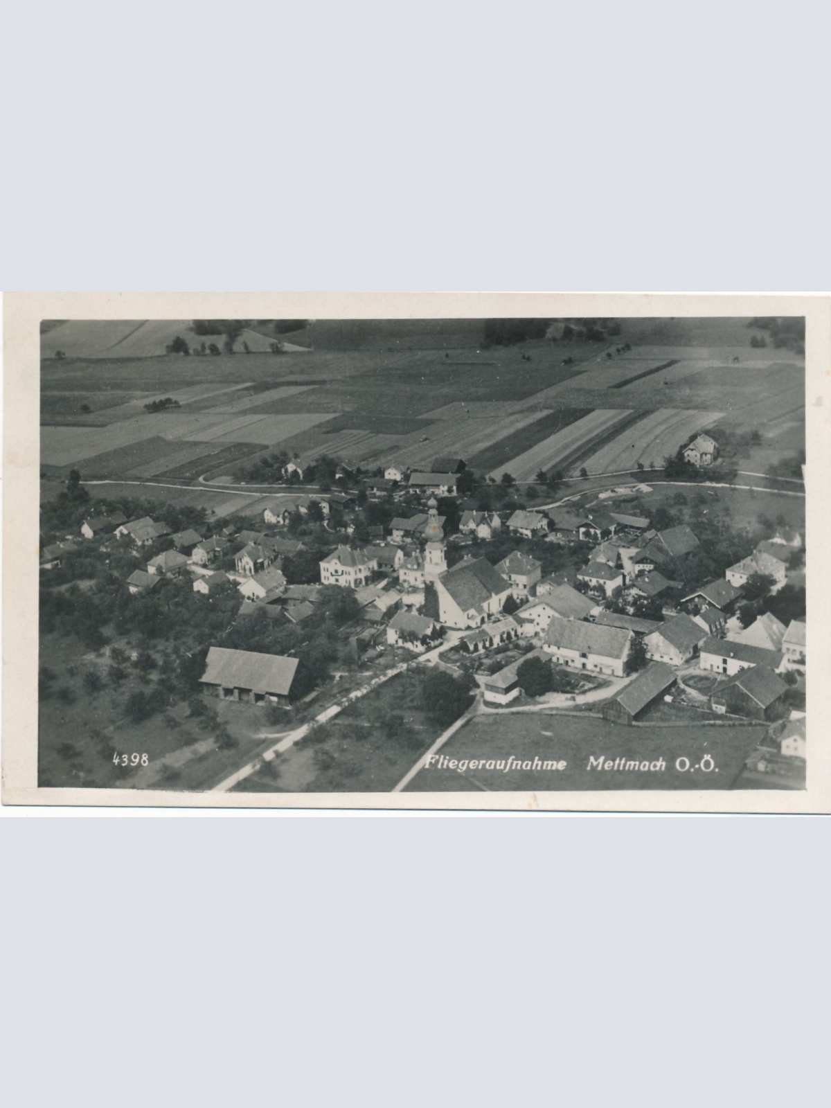 AK aus Mettmach Fliegeraufnahme Oberösterreich Ansichtskarte (16608)
