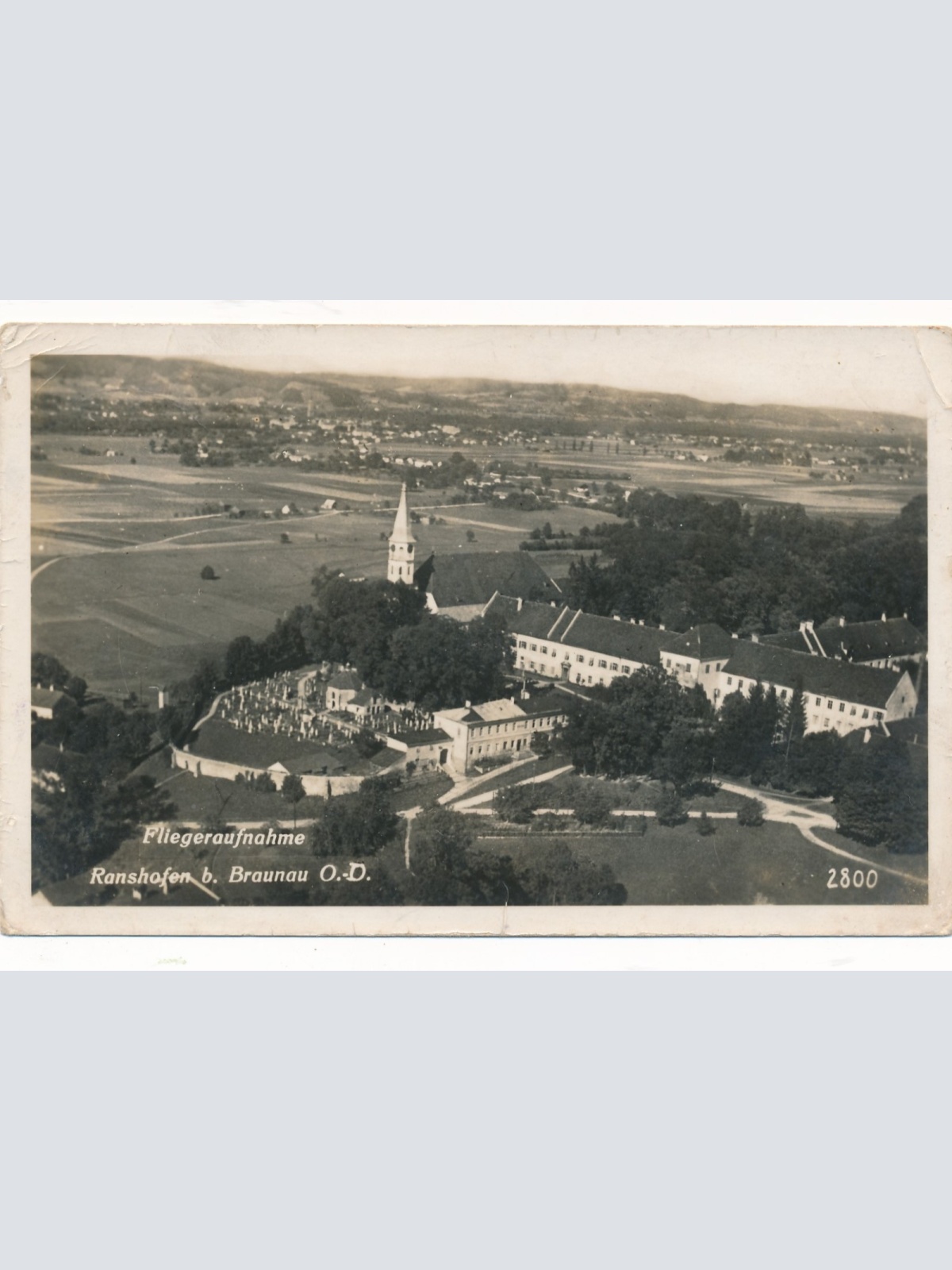 AK aus Ranshofen bei Braunau Fliegeraufnahm Oberösterreich Ansichtskarte (16538)