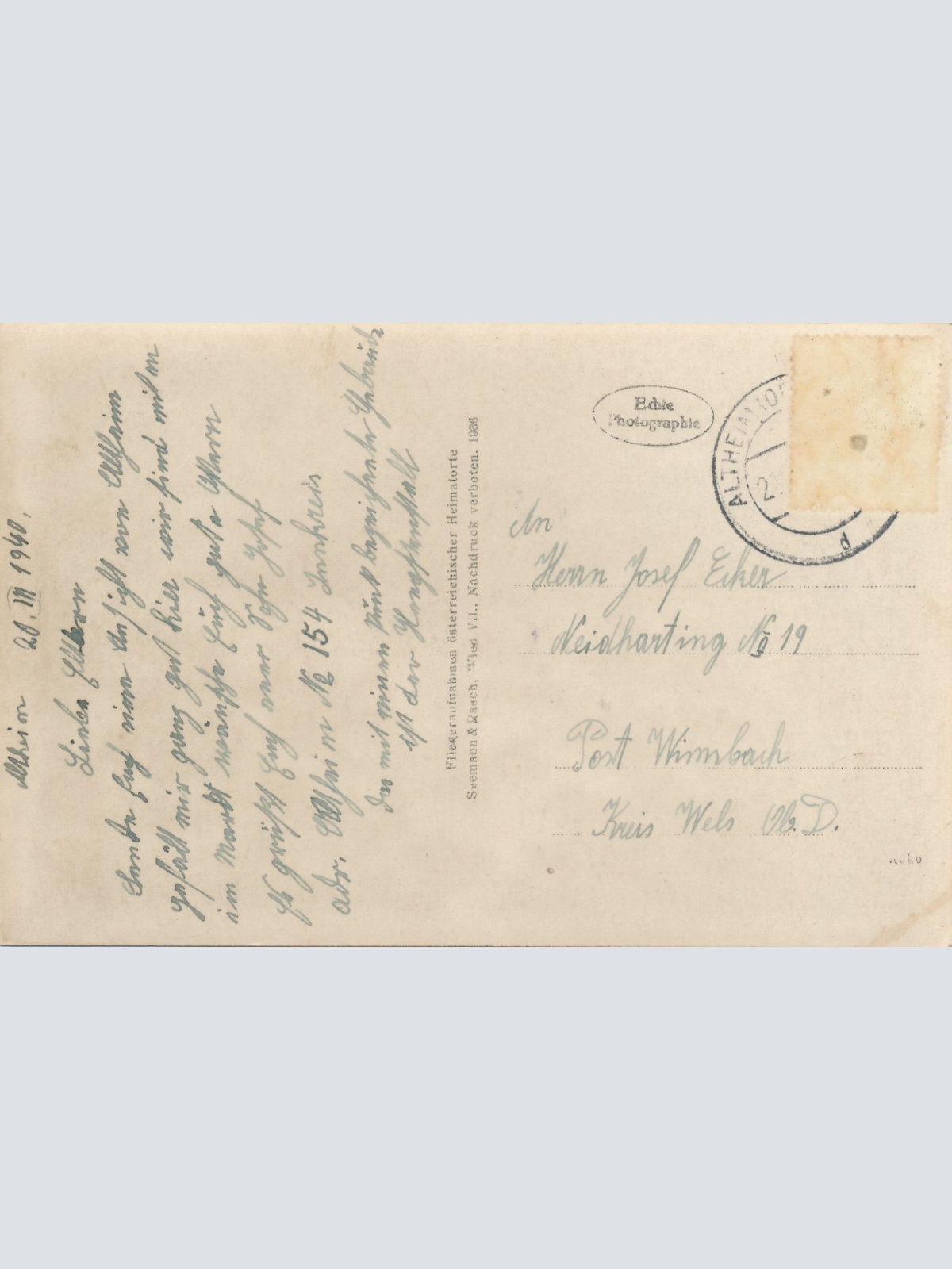 AK aus Altheim Fliegeraufnahme Oberösterreich Ansichtskarte (16537)