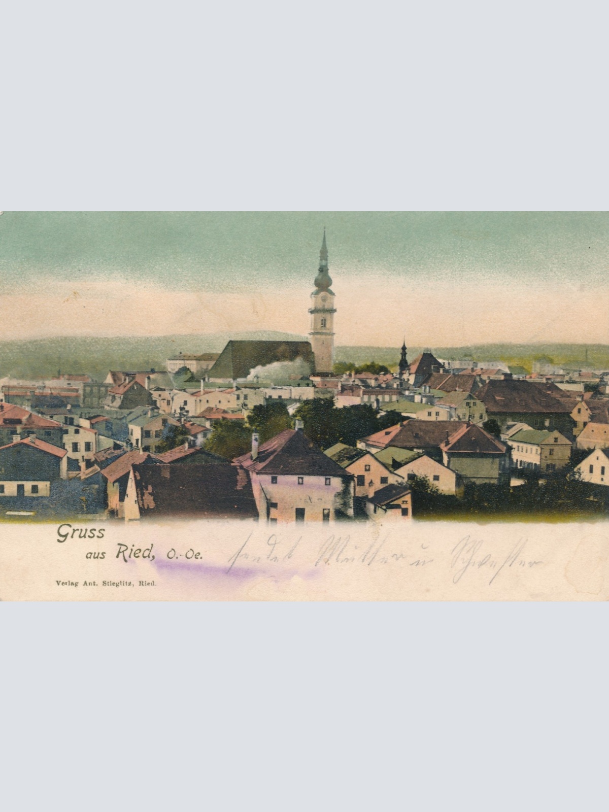 AK aus Ried Oberösterreich Ansichtskarte (16534)