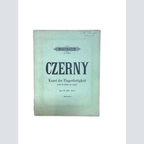Die Kunst der Fingerfertigkeit Heft I - V Klavier / Piano (Edition Peters) Grete
