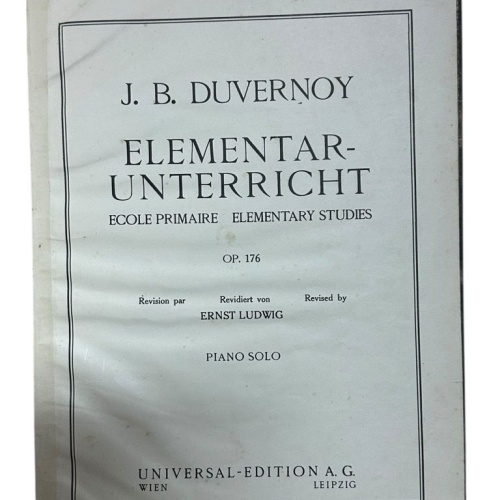 Verlag Universal Edition ELEMENTARUNTERRICHT OP 176 - arrangiert für Klavier [No